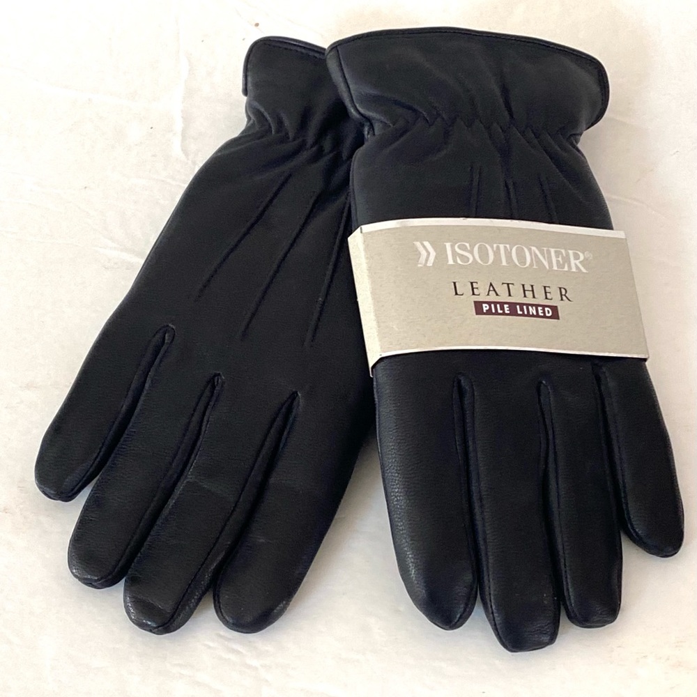 Men’s Black Leather Gloves
